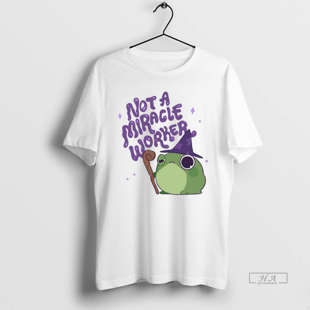 Official Trendy Frog Wizard Not A Miracle Worker