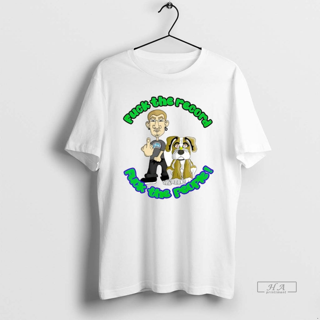Official Trendy Fuck The Record Fuck The People Cartoon