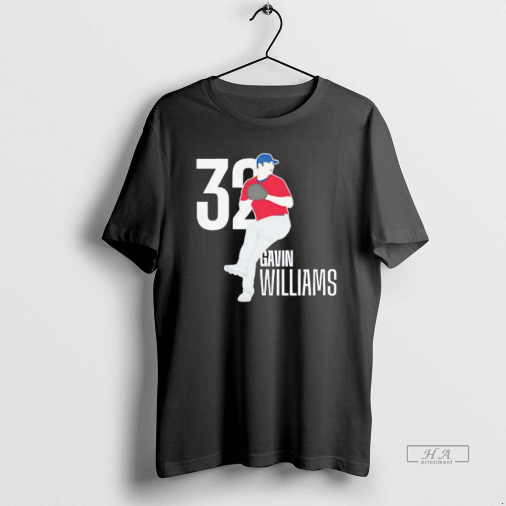 Official Trendy Gavin Williams Cleveland Guardians 32 Cartoon