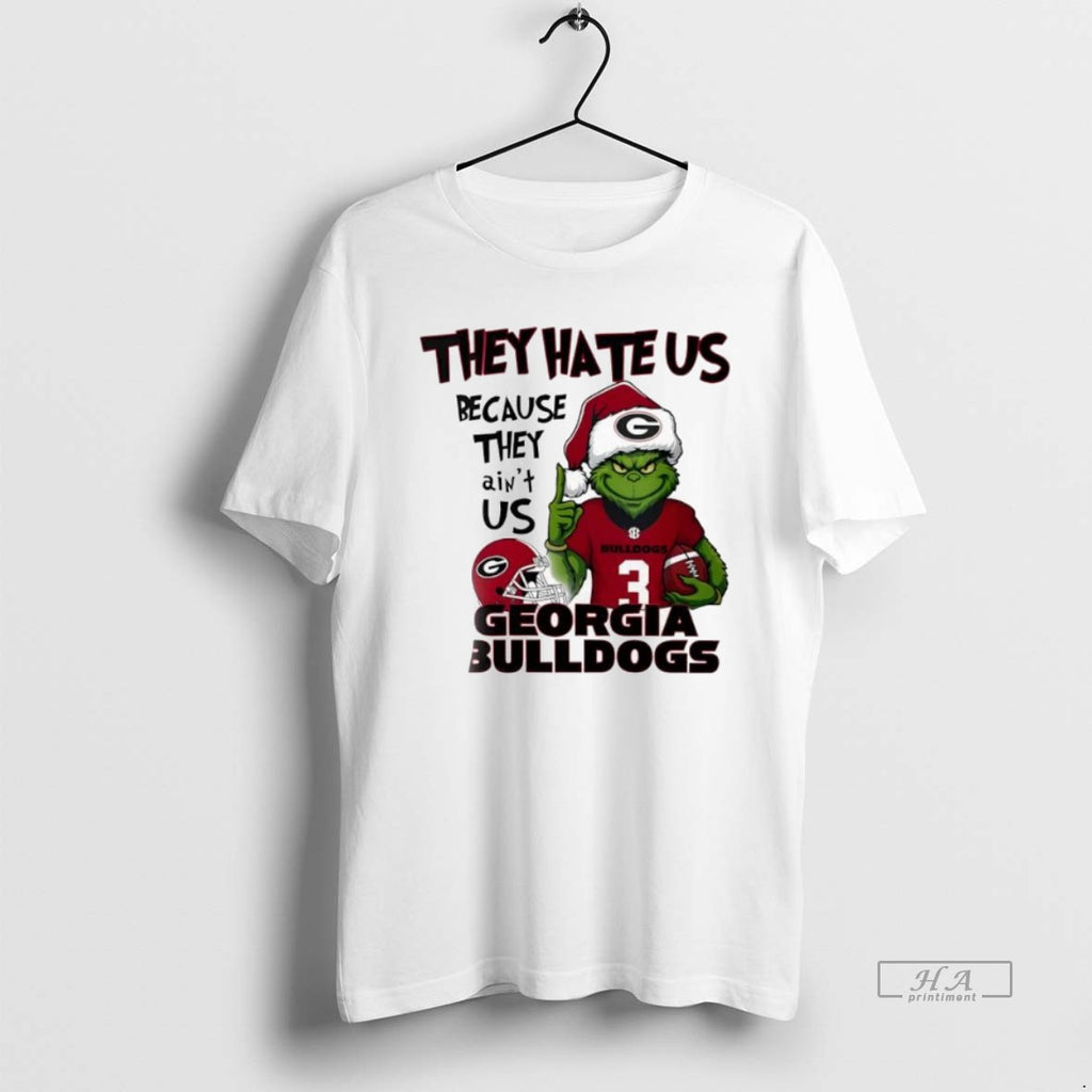 Official Trendy Georgia Bulldogs X Grinch They Hate Us Because They Aint Us