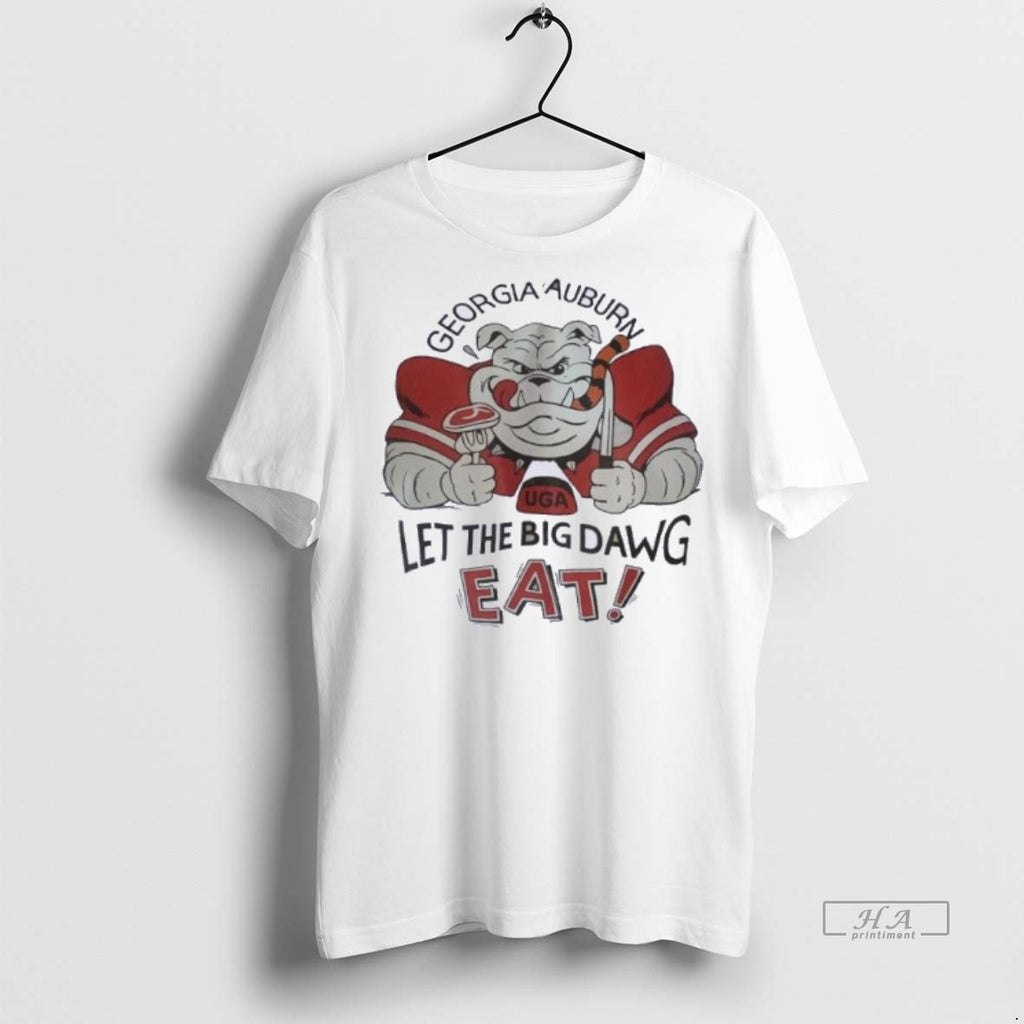 Official Trendy Georgia Vs Auburn 2025 Let The Big Dawg Eat Tee Sweater
