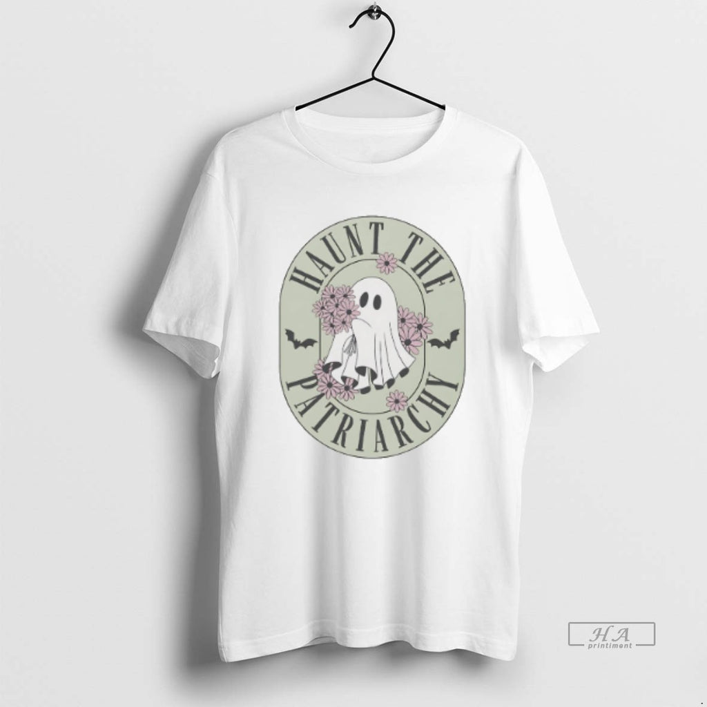 Official Trendy Ghost With Flowers Haunt The Patriarchy Halloween