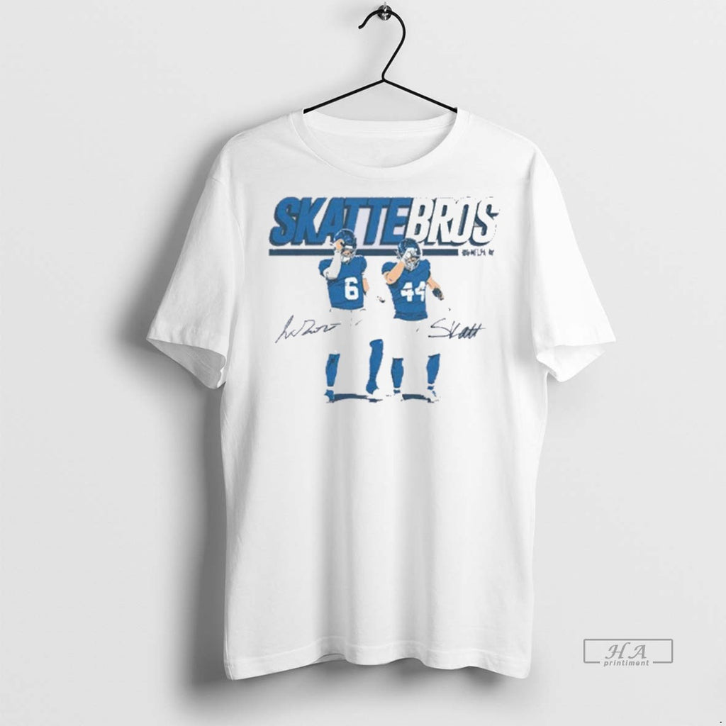 Official Trendy Giants Jaxson Dart Cam Skattebo Skattebros Tee Sweater