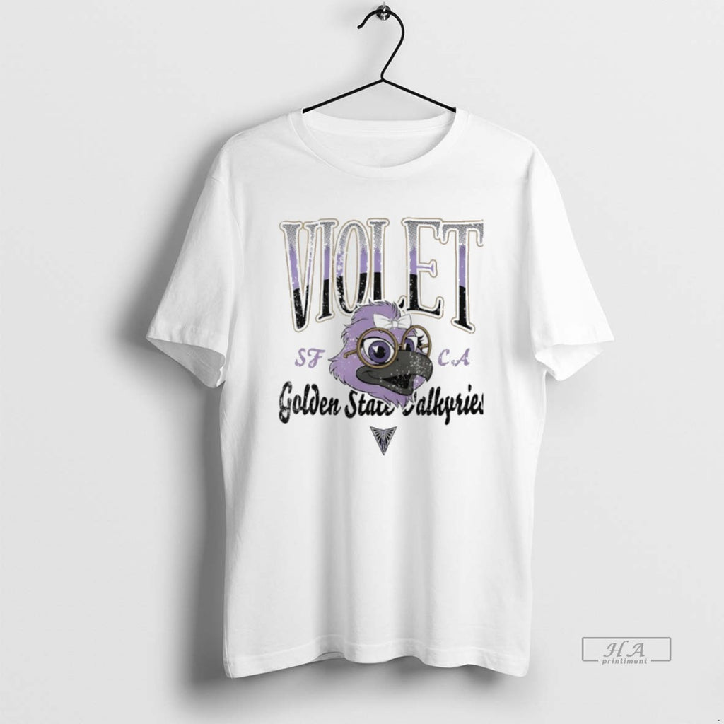 Official Trendy Golden State Valkyries Vilolet Big Face Mascot