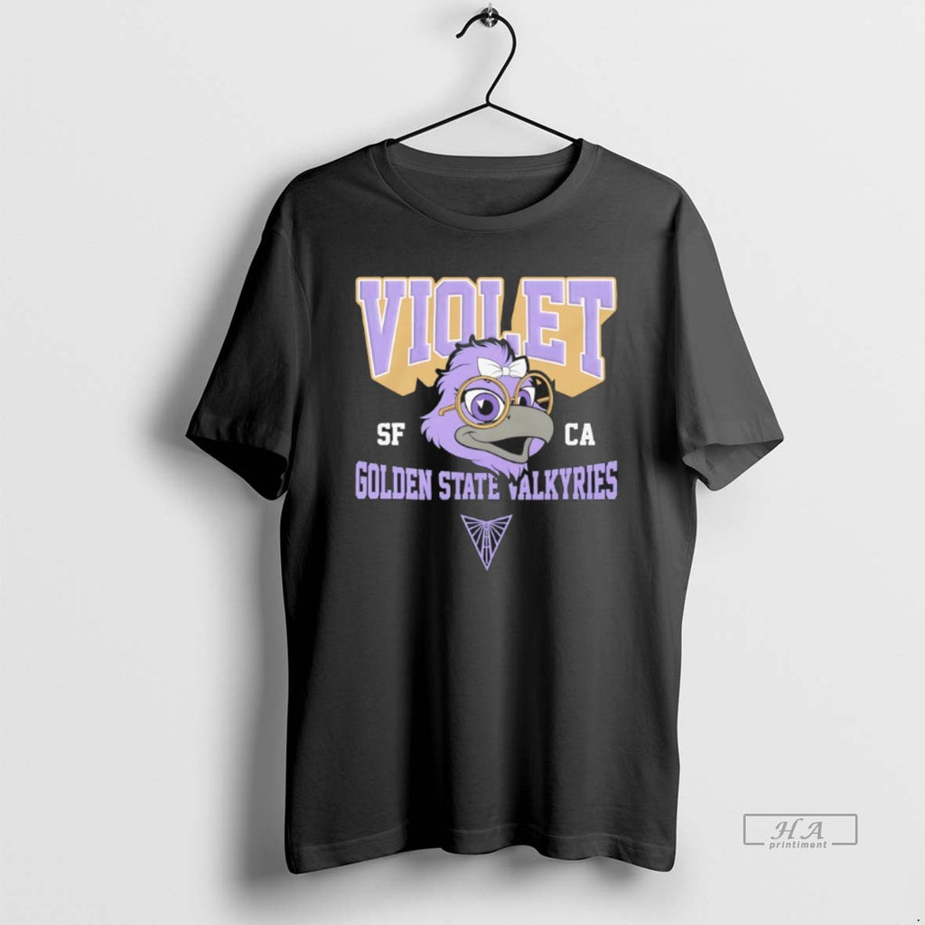 Official Trendy Golden State Valkyries Violet Big Head Mascot
