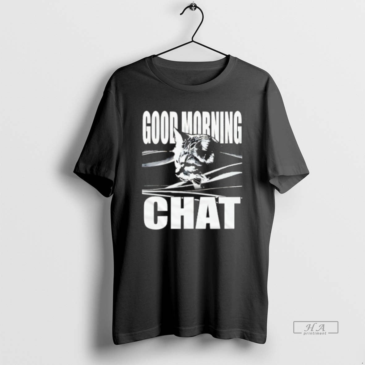 Official Trendy Good Morning Chat Cat Vintage