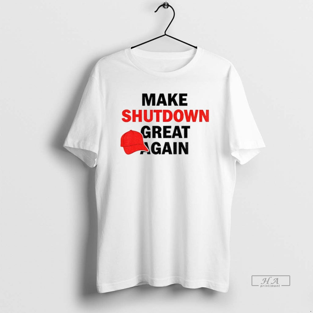 Official Trendy Government Shutdown Maga Red Hat Make Shutdown Great Again