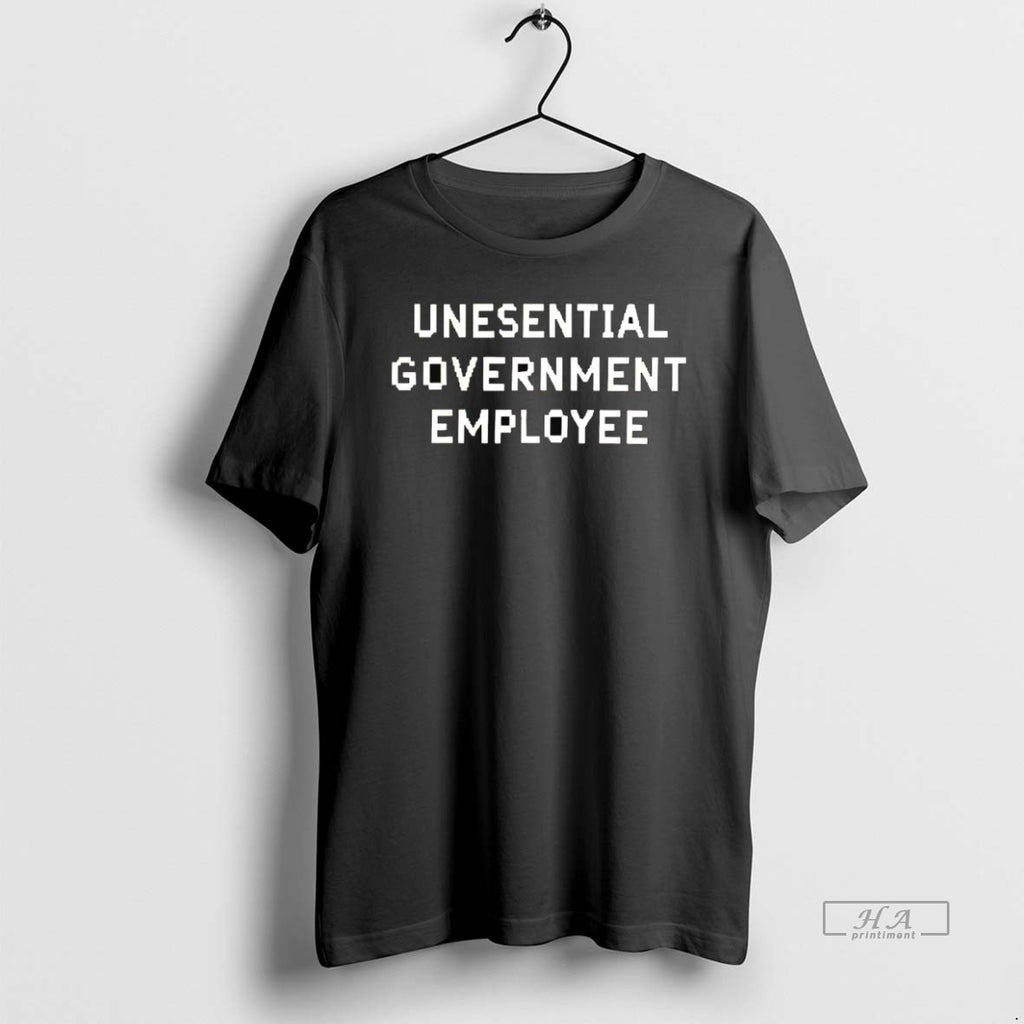 Official Trendy Government Shutdown Unesential Government Employee