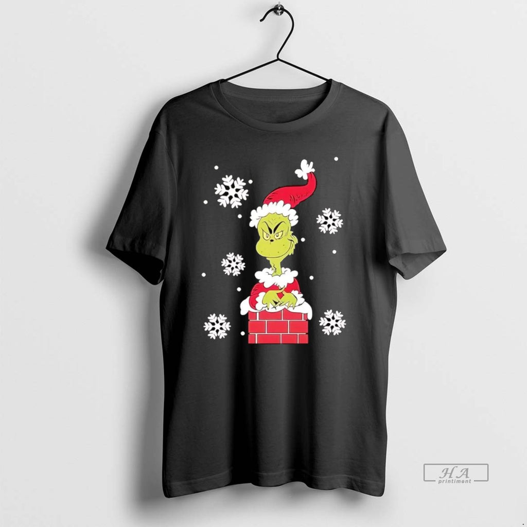 Official Trendy Grinch Ghostbusters Chimney Christmas