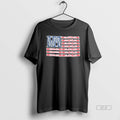 Official Trendy Half Face Blades American Knife Flag