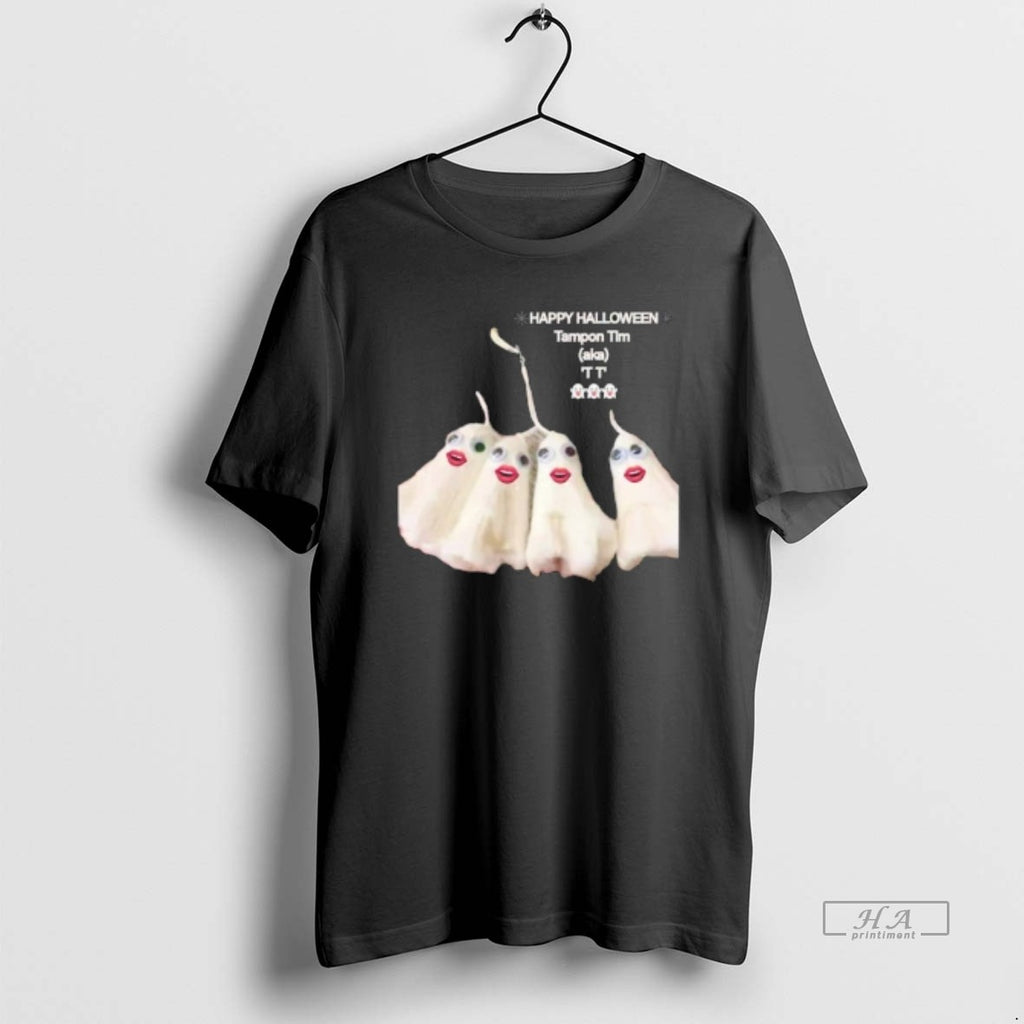 Official Trendy Happy Halloween Tampon Ghosts Tim