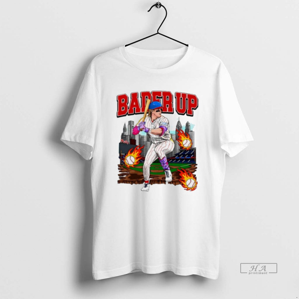 Official Trendy Harrison Bader Bader Up Philadelphia Phillies Graphic