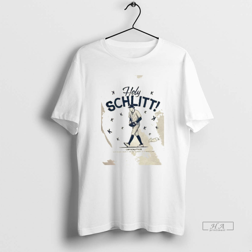 Official Trendy Holy Schlitt Cam Schlittler New York Yankees Signature