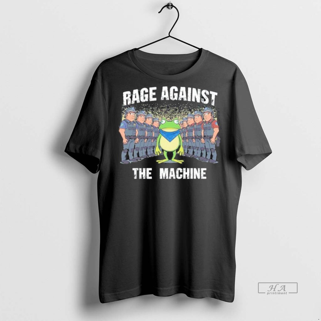 Official Trendy I Stand With Frog Anti Ice Anti Fascism Tee Sweater