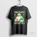Official Trendy I Saw Santa Splitting The G Guinness Beer Christmas