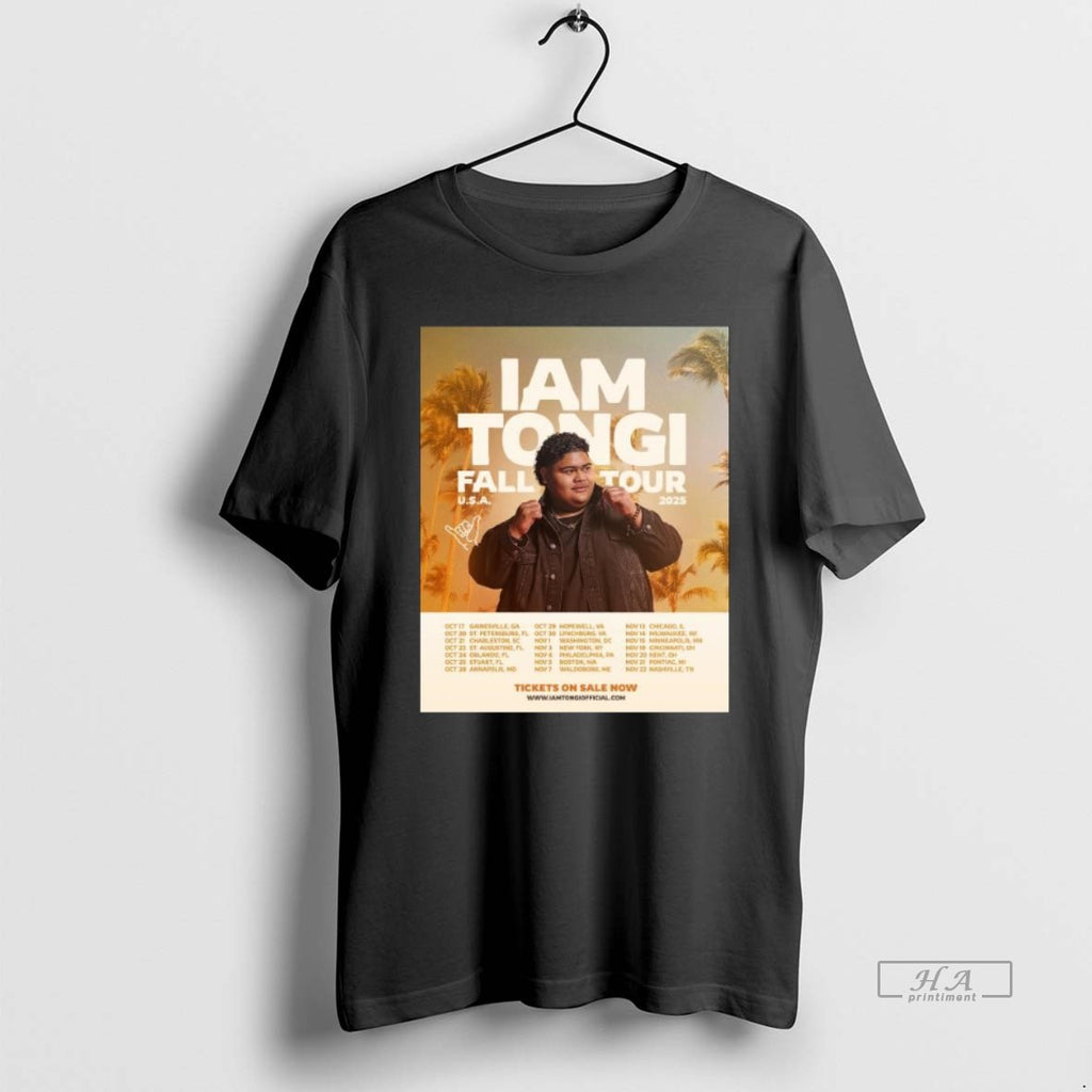 Official Trendy Iam Tongi Fall Tour Usa 2025 Long Sleve