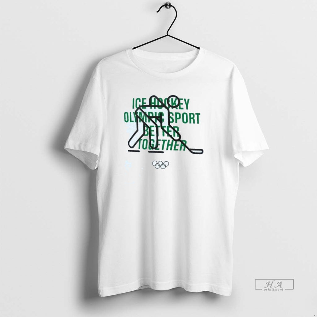Official Trendy Ice Hockey Olympic Sport Better Together