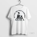 Official Trendy If Youre Not Fascist Antifa Youre Anti Fascist Estd 1919 Mens White Tee