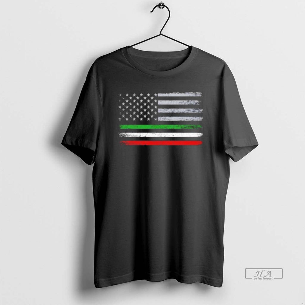 Official Trendy Italian X American Flag