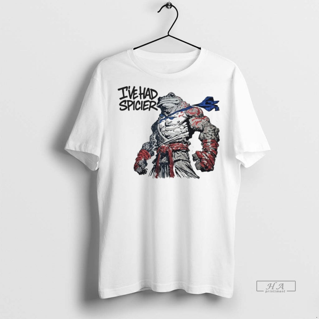Official Trendy Ive Had Spicier Portland Frog Tee Sweater