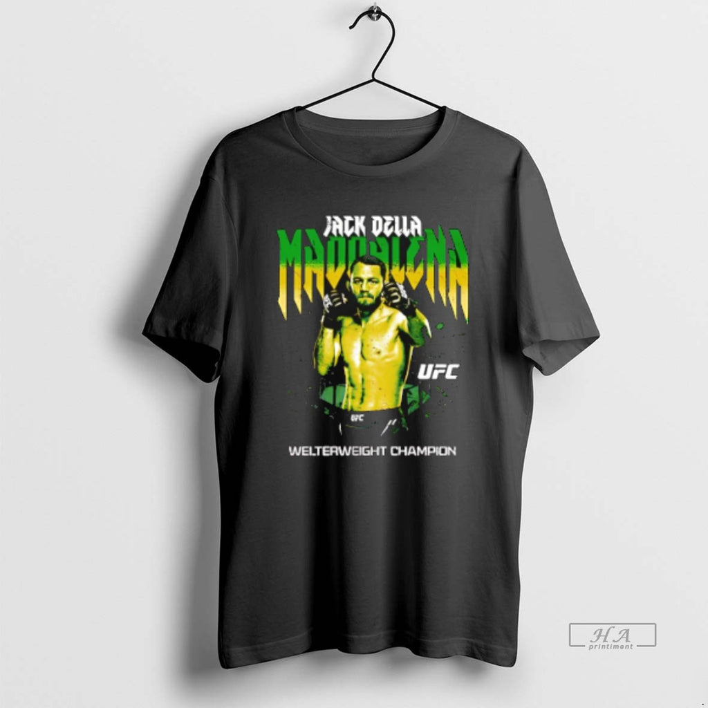 Official Trendy Jack Della Maddalena Fighter Welterweight Champion Pose