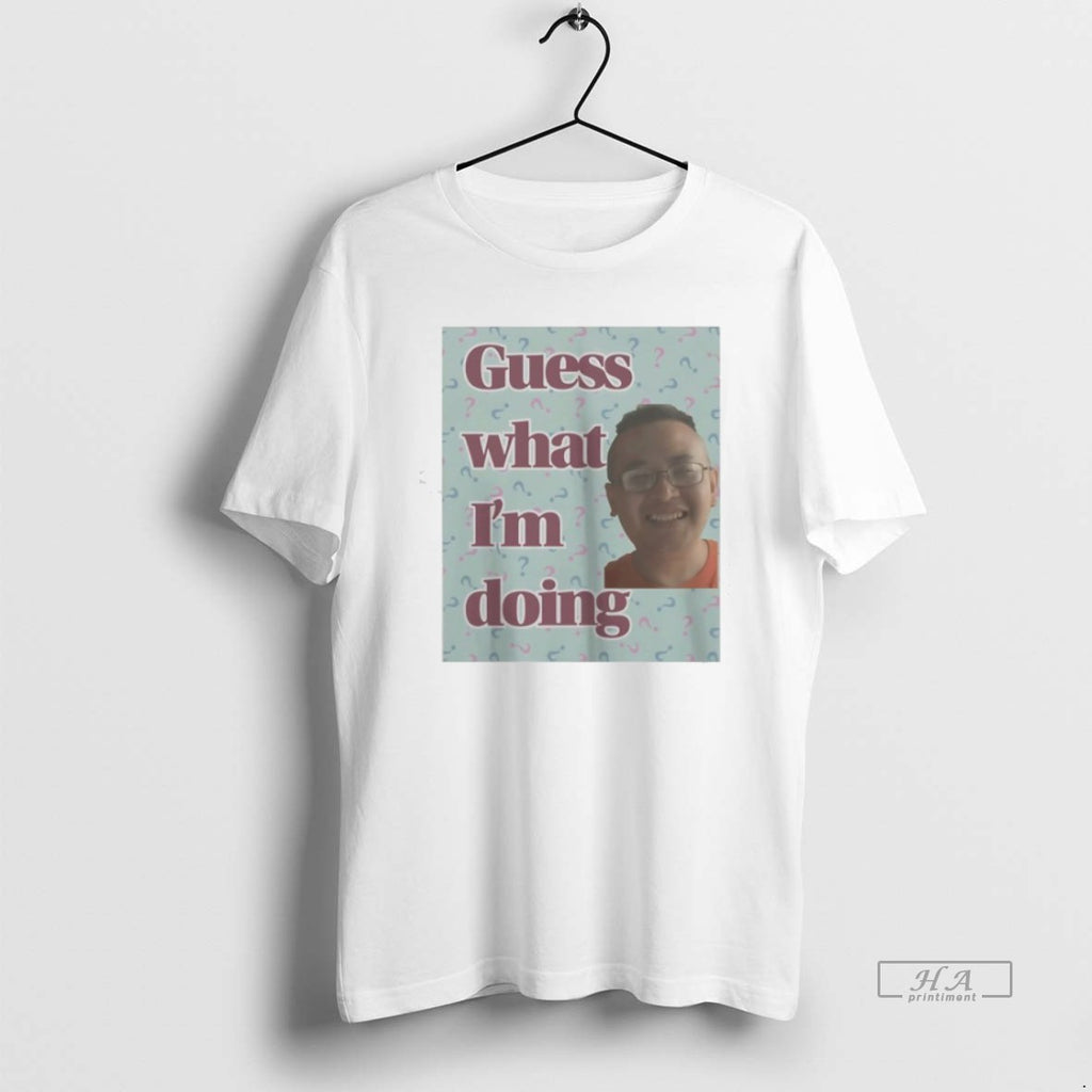 Official Trendy James Cage White Guess What Im Doing