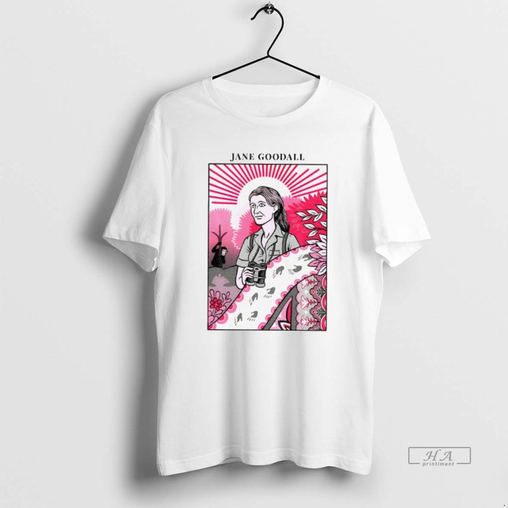 Official Trendy Jane Goodall Tribute Wildlife Conservation Legacy