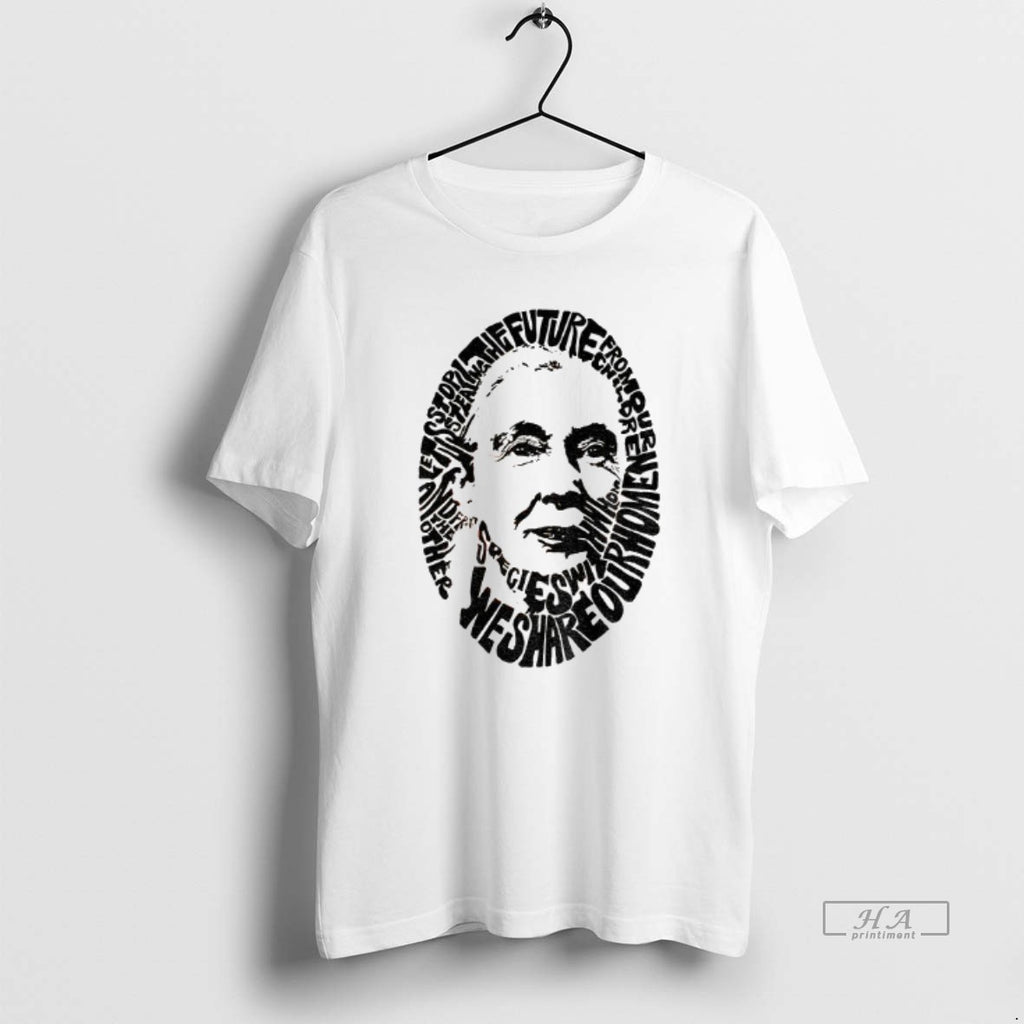 Official Trendy Jane Goodall Rest In Peace Graphic