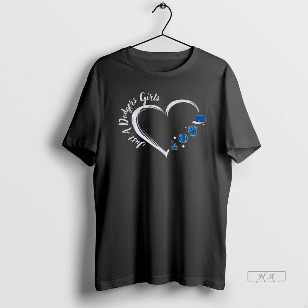 Official Trendy Just A Dodgers Girl Los Angeles Dodgers Mlb Baseball 2025