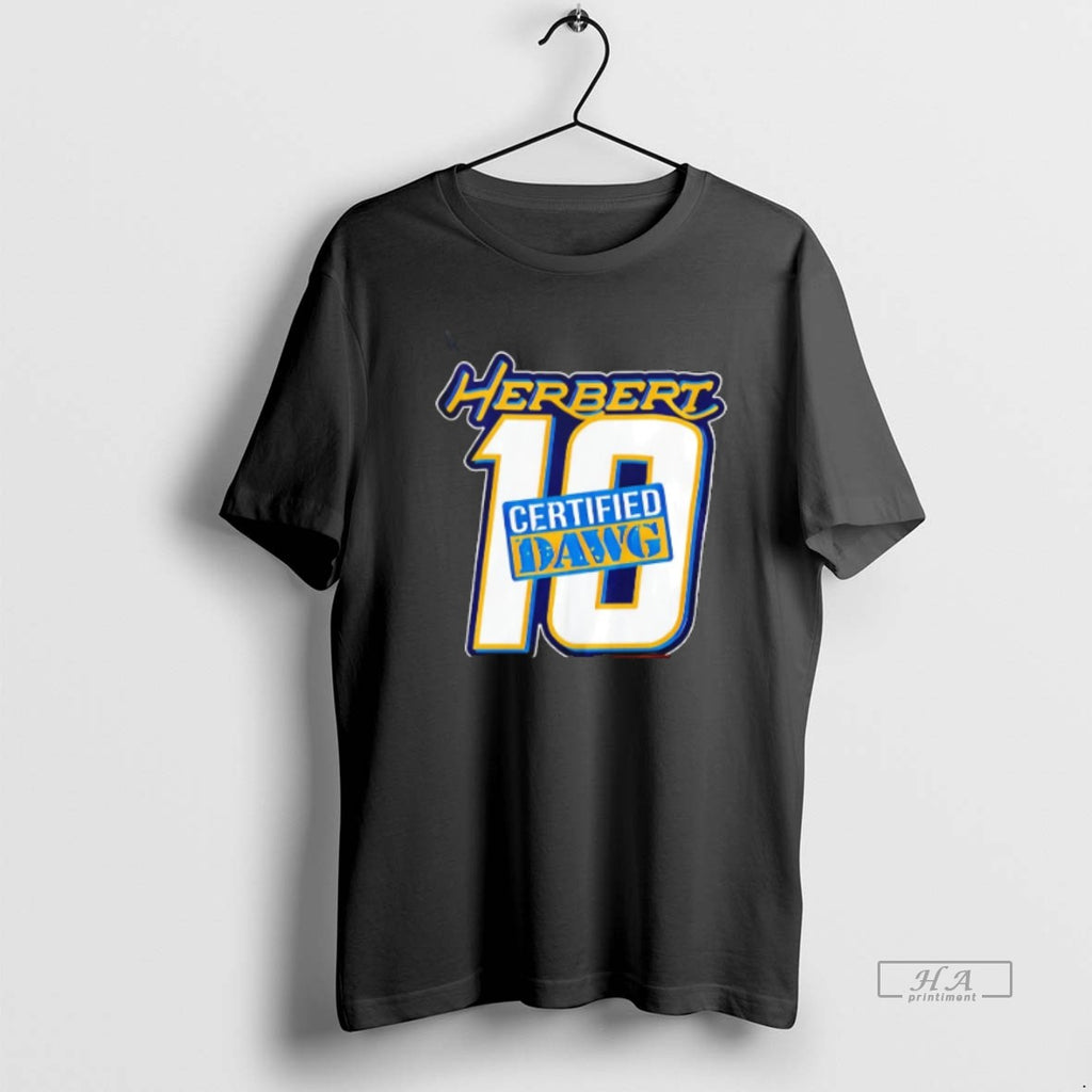 Official Trendy Justin Herbert Los Angeles Changers Herbert Certified Dawg