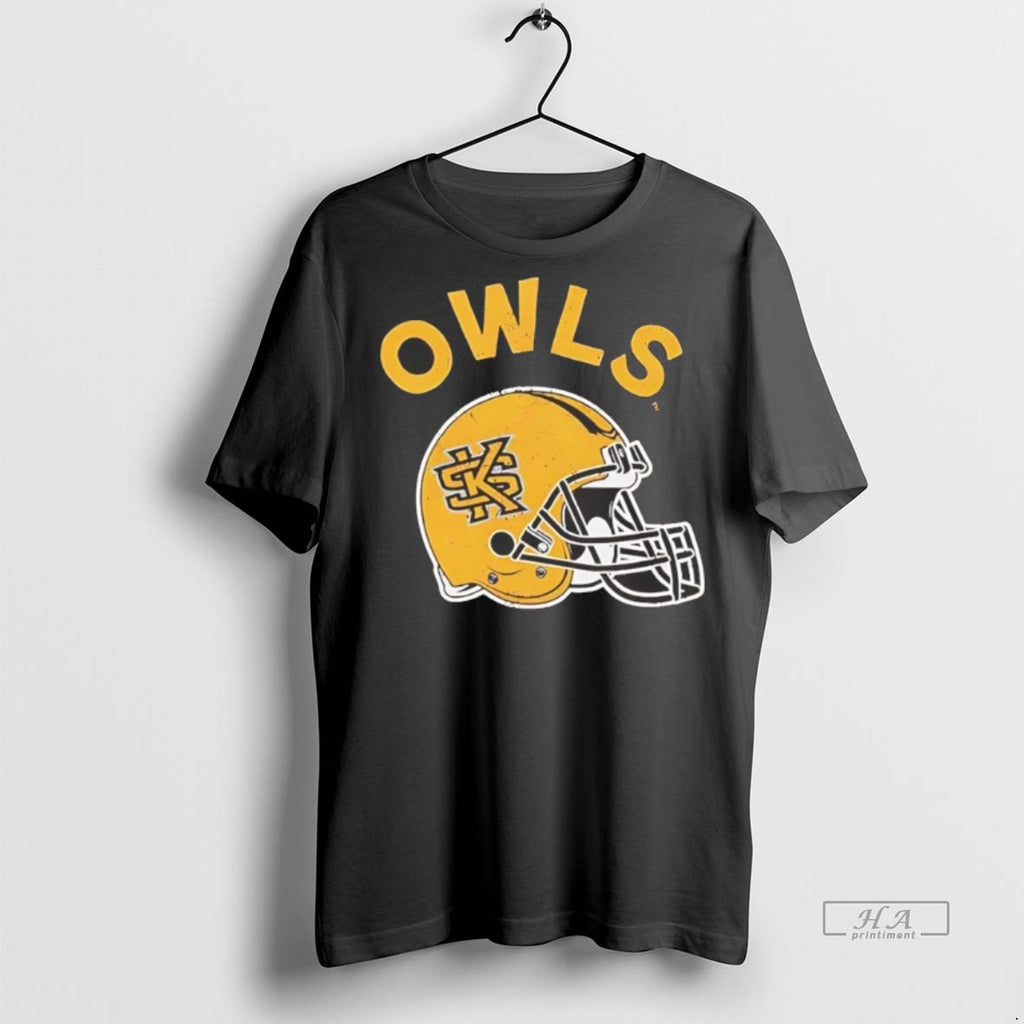 Official Trendy Kennesaw State Owls Football Helmet Tee Sweater