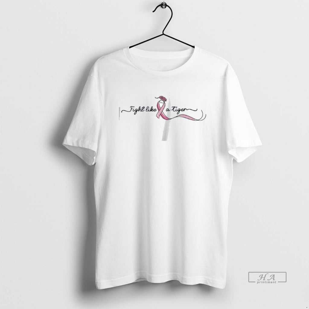 Official Trendy Lsu Fight Like A Tiger Ribbon Breast Cancer Awareness Month