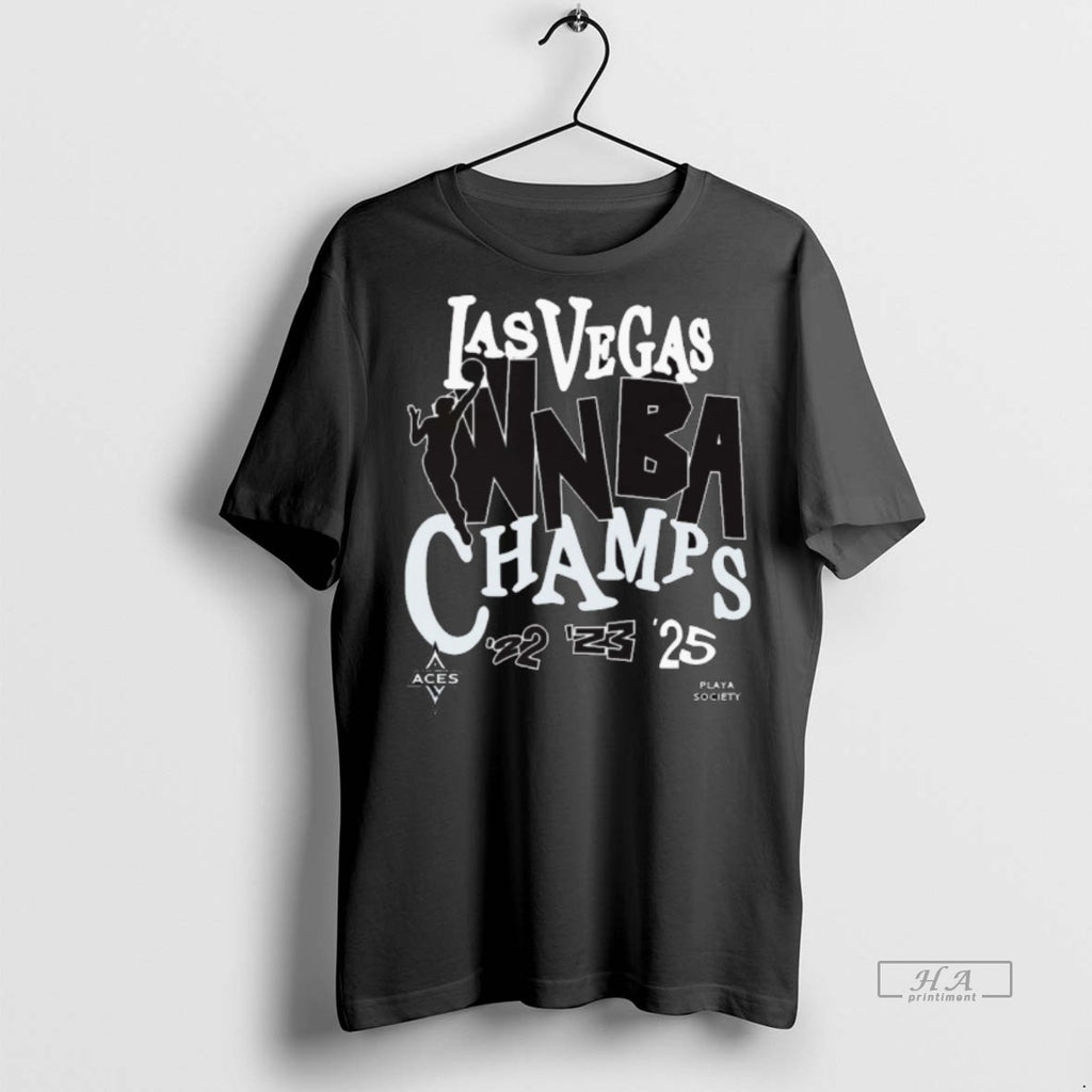Official Trendy Las Vegas Aces Basketball 2025 Wnba Finals Champions Playa Society Tee Sweater