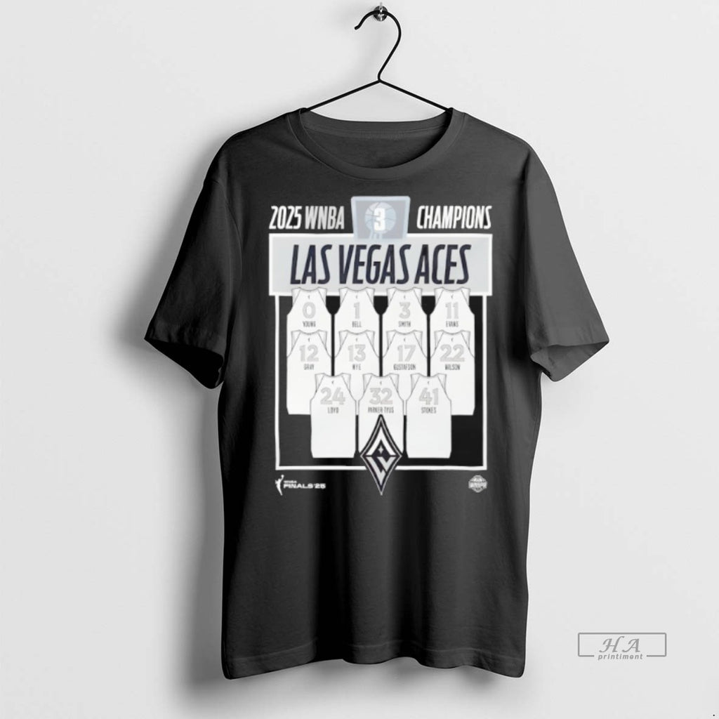 Official Trendy Las Vegas Aces Stadium Essentials 2025 Wnba Finals Champions Tee Sweater