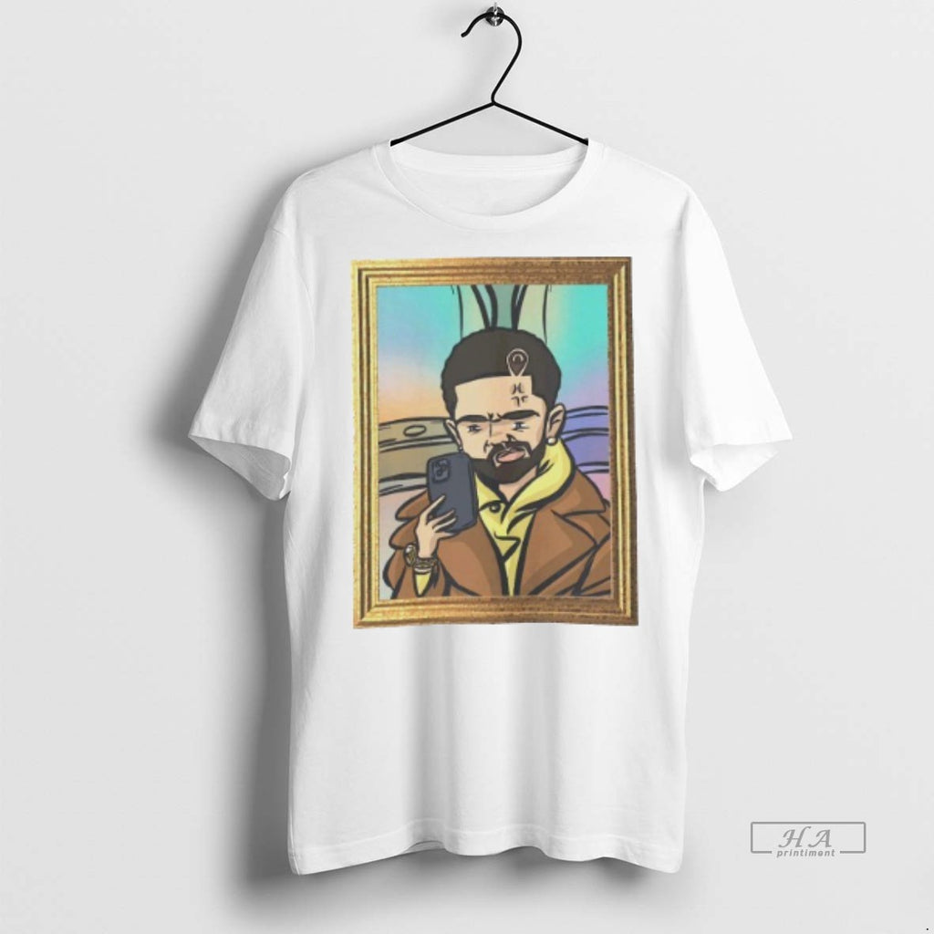 Official Trendy Lawbrey And Order Aubrey Graham Drake Rapper Caricature Mens White Tee Tee Sweater