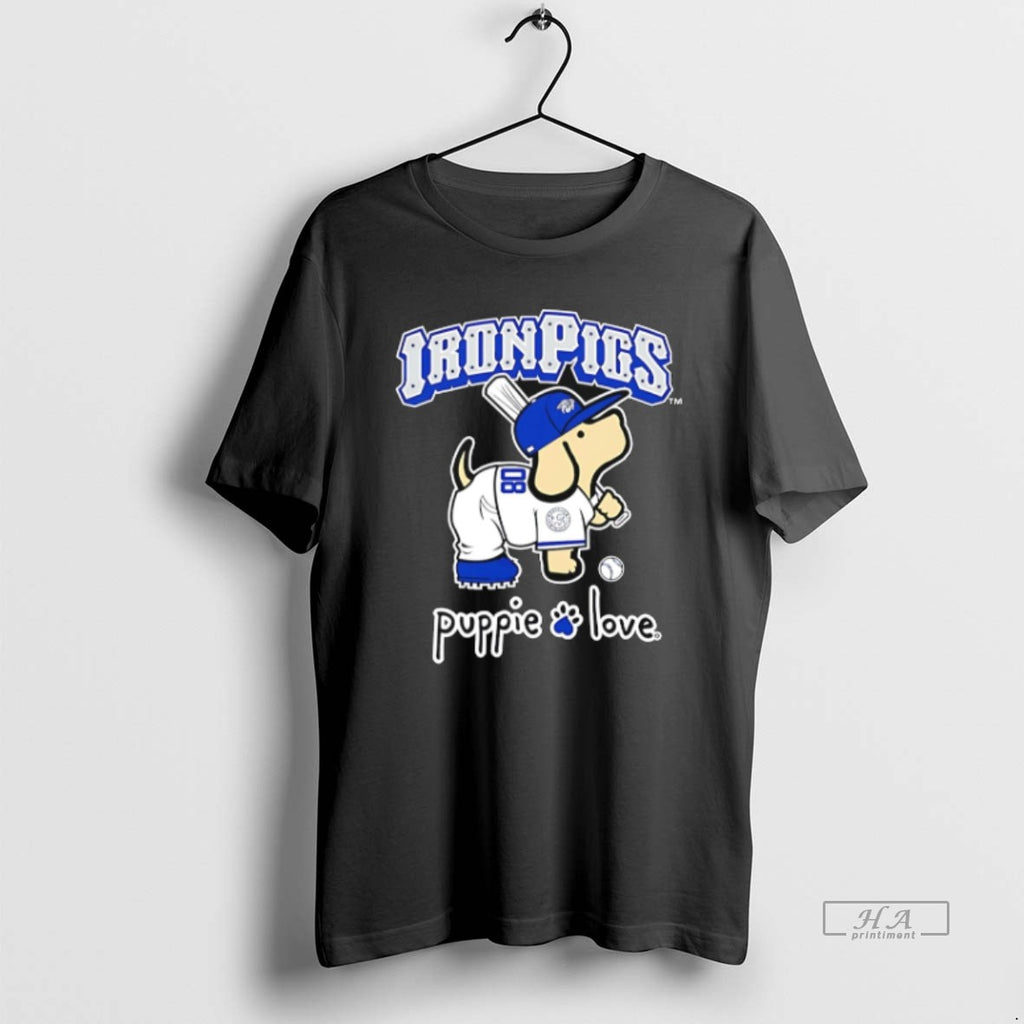 Official Trendy Lehigh Valley Ironpigs Puppie Love Dog