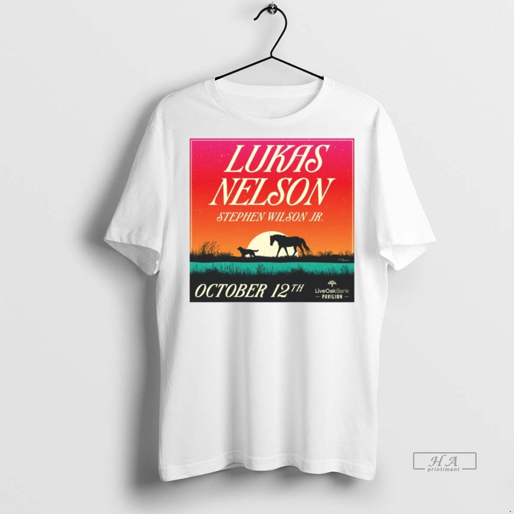 Official Trendy Lukas Nelson Wilmington Nc October 12 2025 Tour Tee Sweater