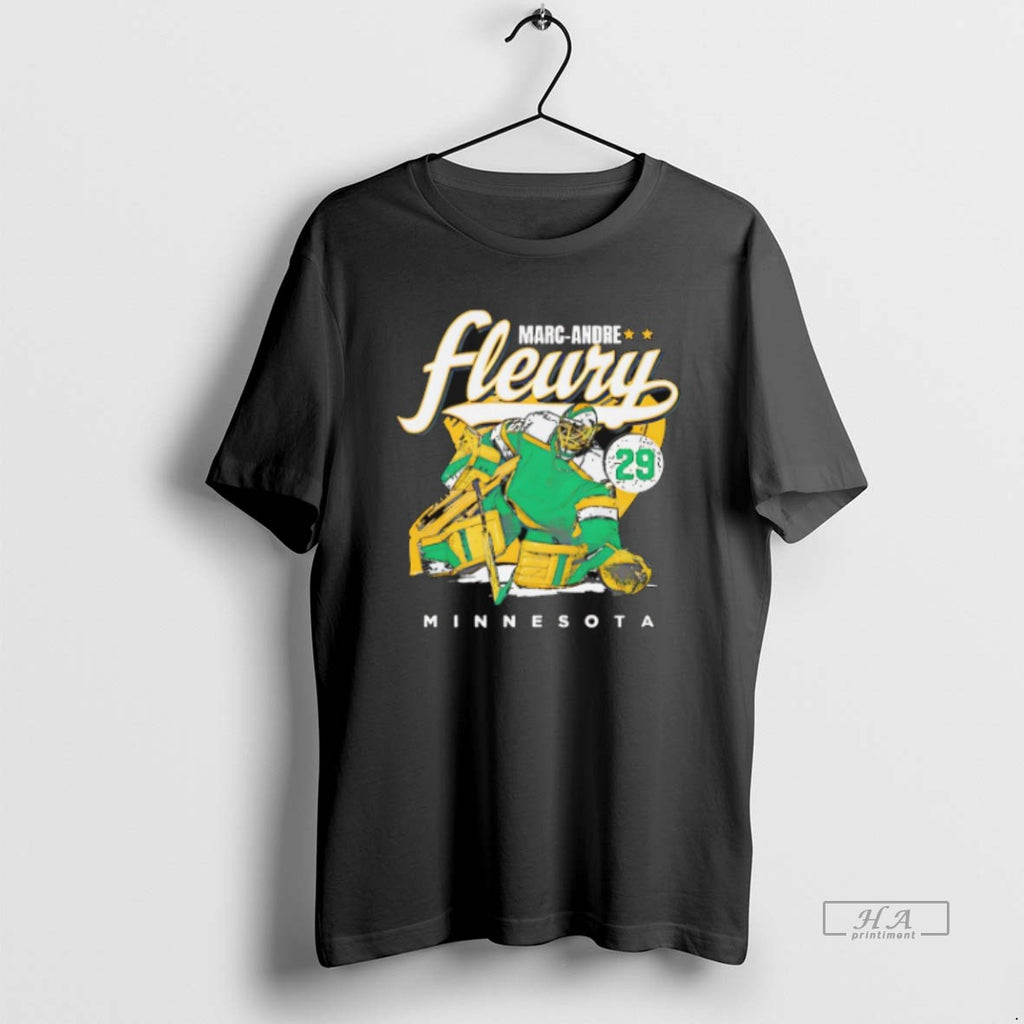 Official Trendy Marc Andre Fleury Minnesota Wild Retro