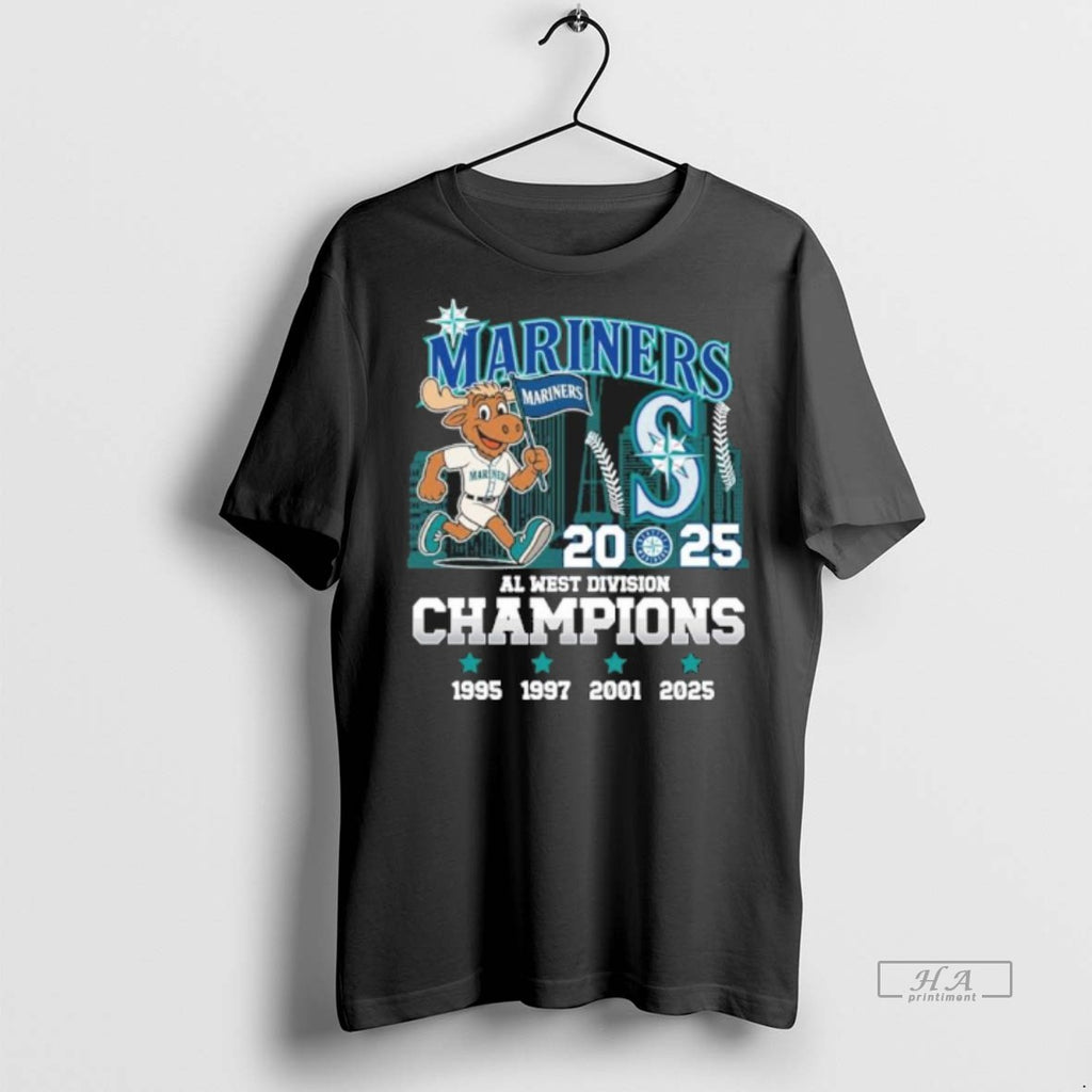 Official Trendy Mariners Mascot Parade Al West Champions Tee Sweater