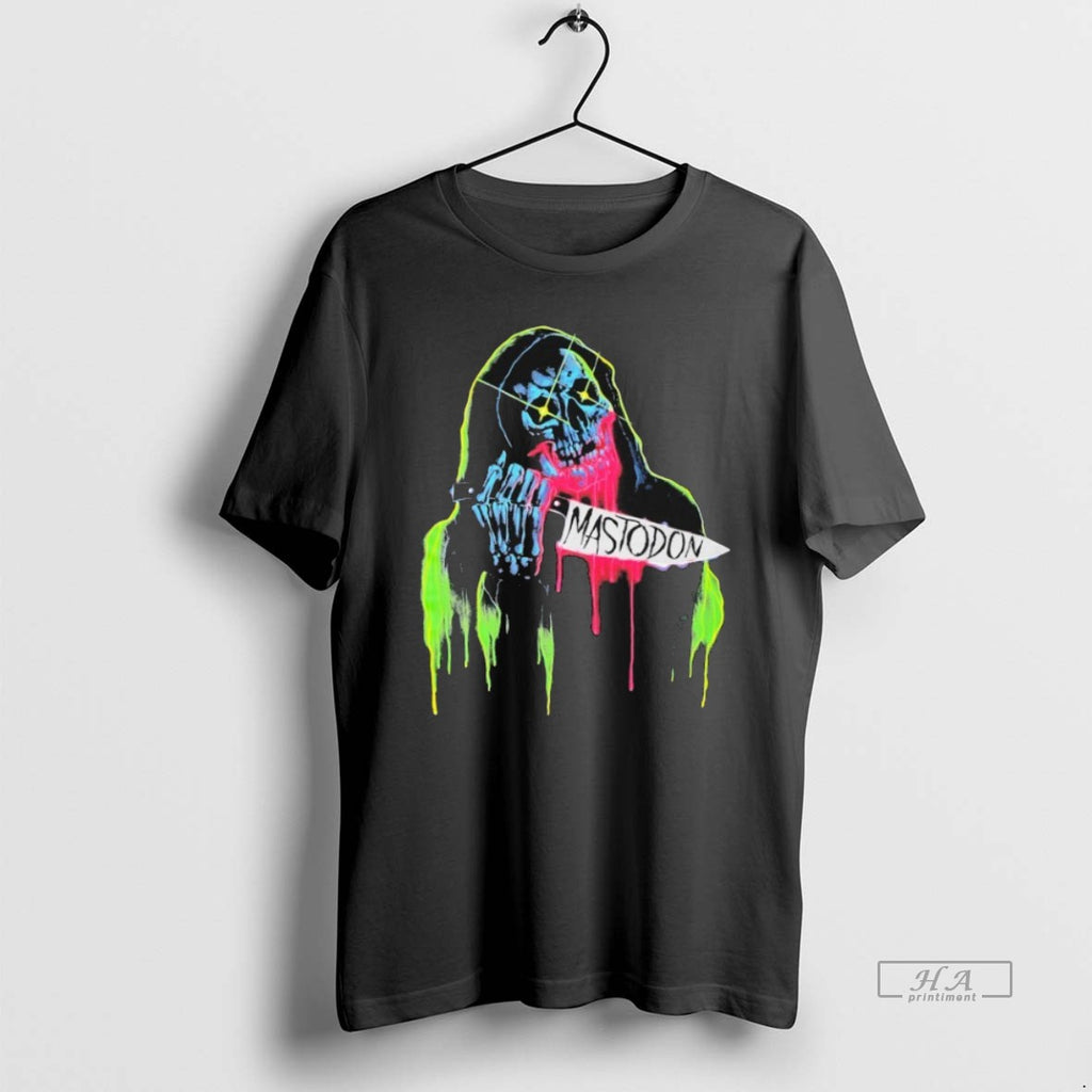 Official Trendy Mastodon Neon Knife Skull Reaper