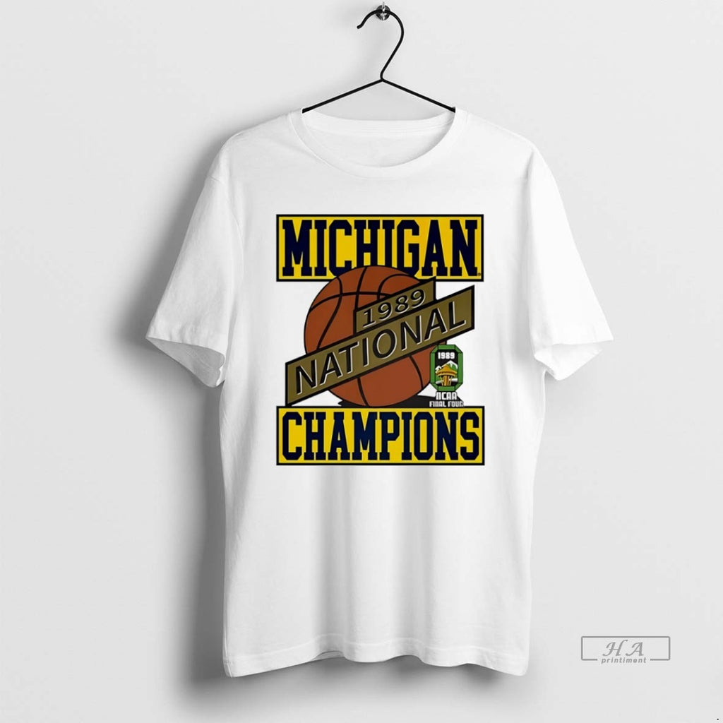 Official Trendy Michigan Wolverines Basketball National Champions 1989