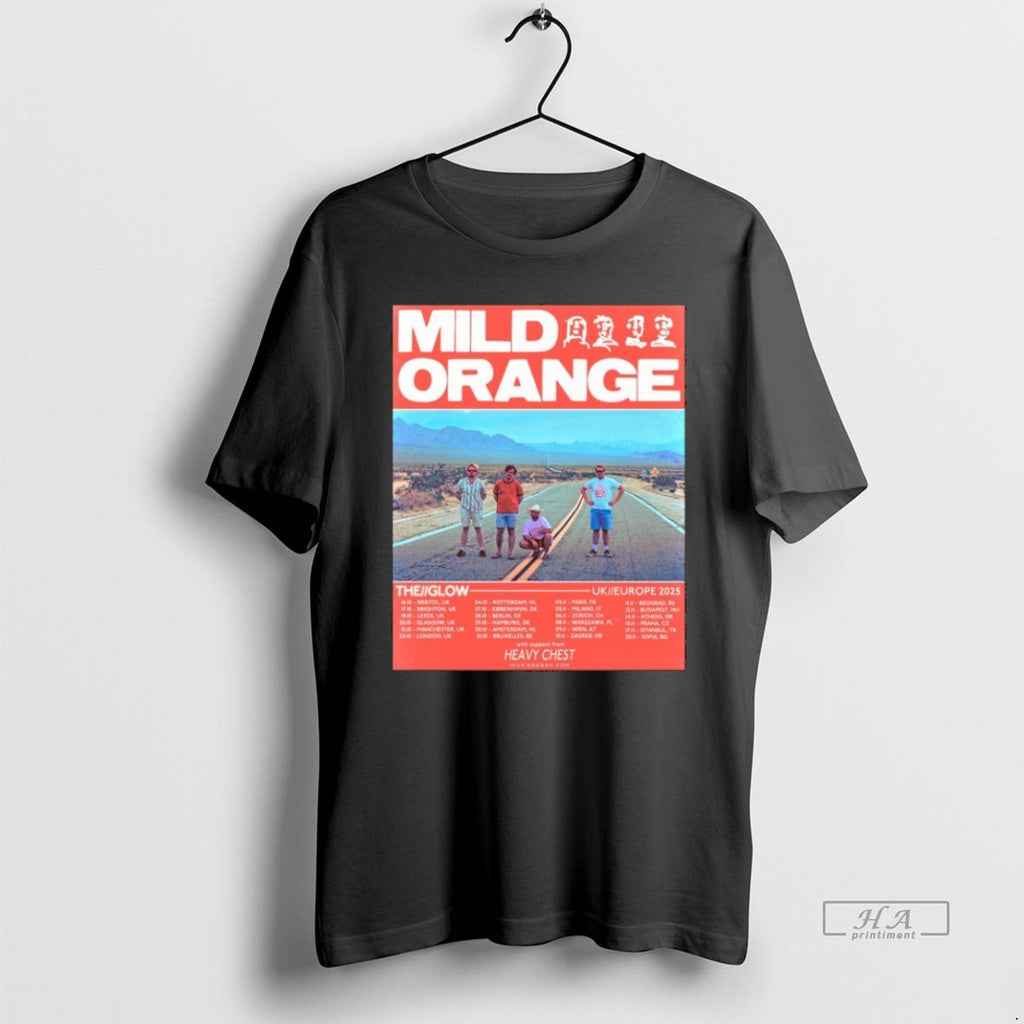 Official Trendy Mild Orange The Glow Uk Europe 2025 Tour Dates