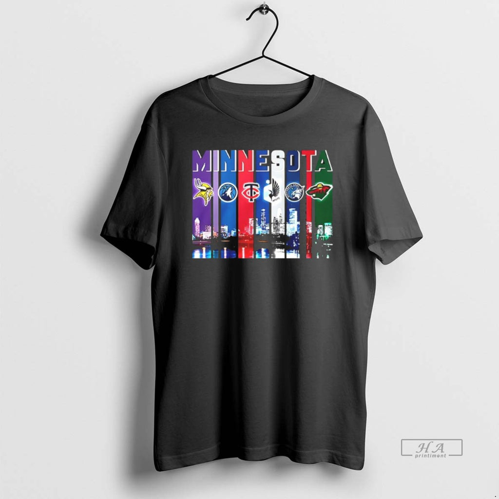 Official Trendy Minnesota Timberwolves Minnesota Twins Vikings Wild Sport City 2025
