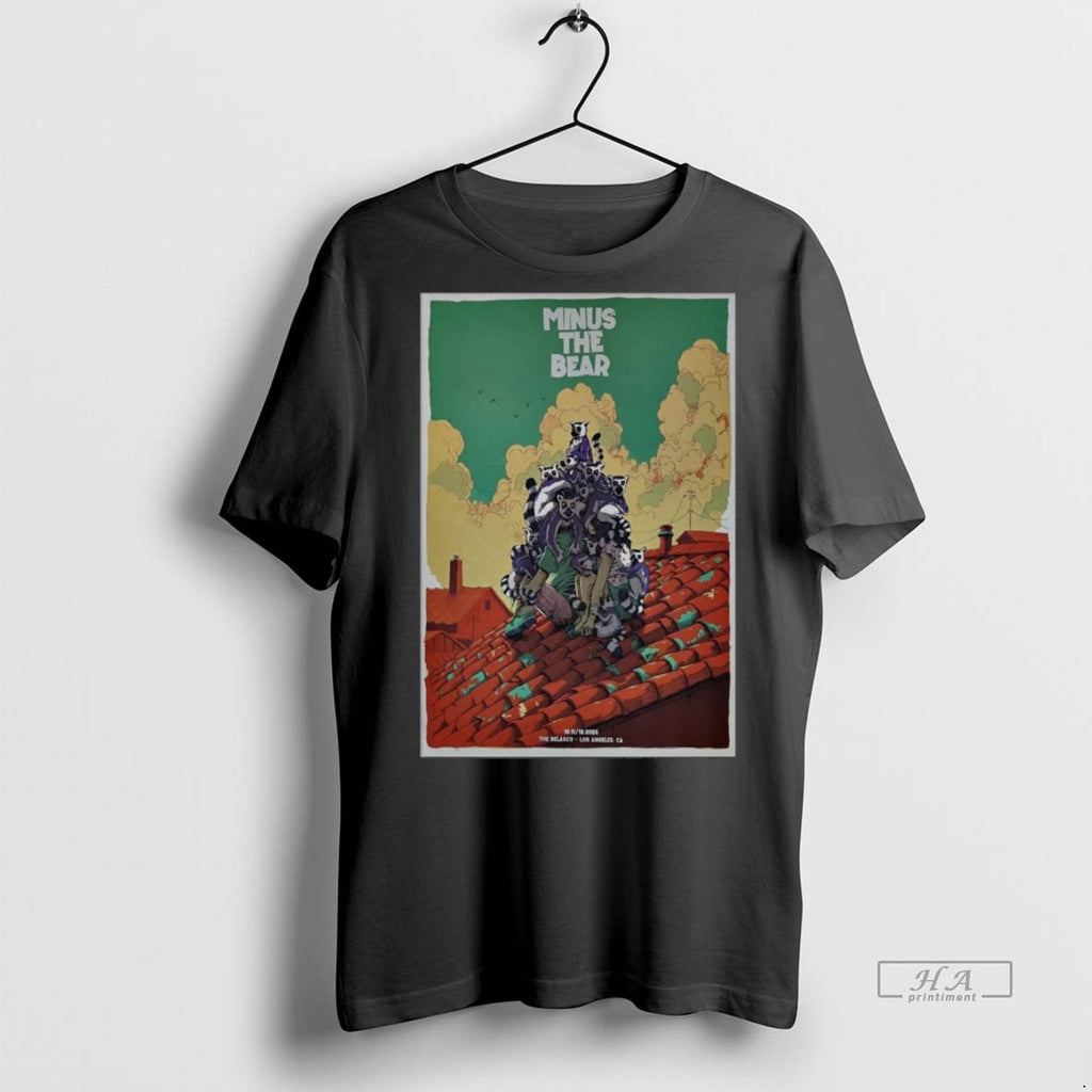Official Trendy Minus The Bear October 11 12 2025 The Belasco Los Angeles Ca Tee