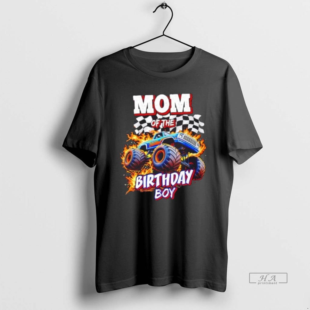 Official Trendy Mom Of The Birthday Boy Monster Truck