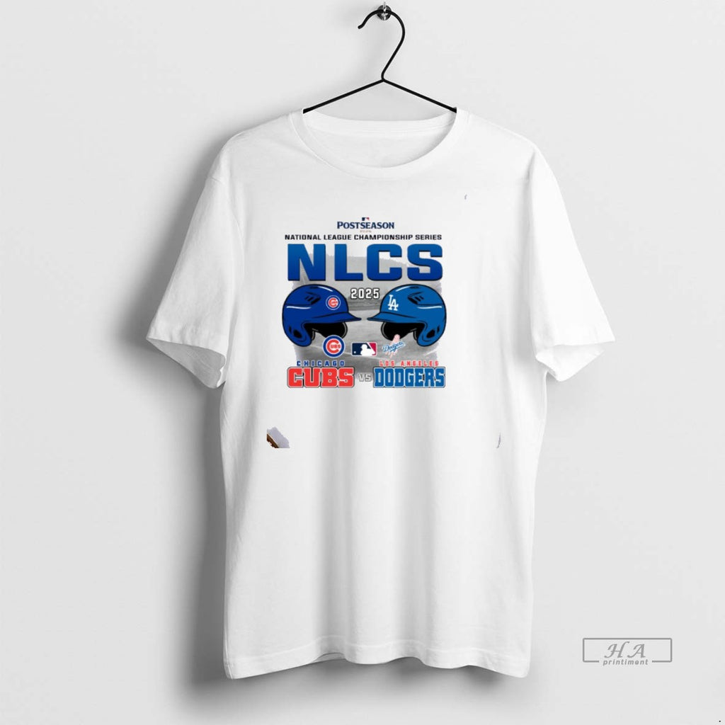 Official Trendy Nlcs 2025 Los Angeles Dodgers Vs Chicago Cubs Matchup Tee Sweater