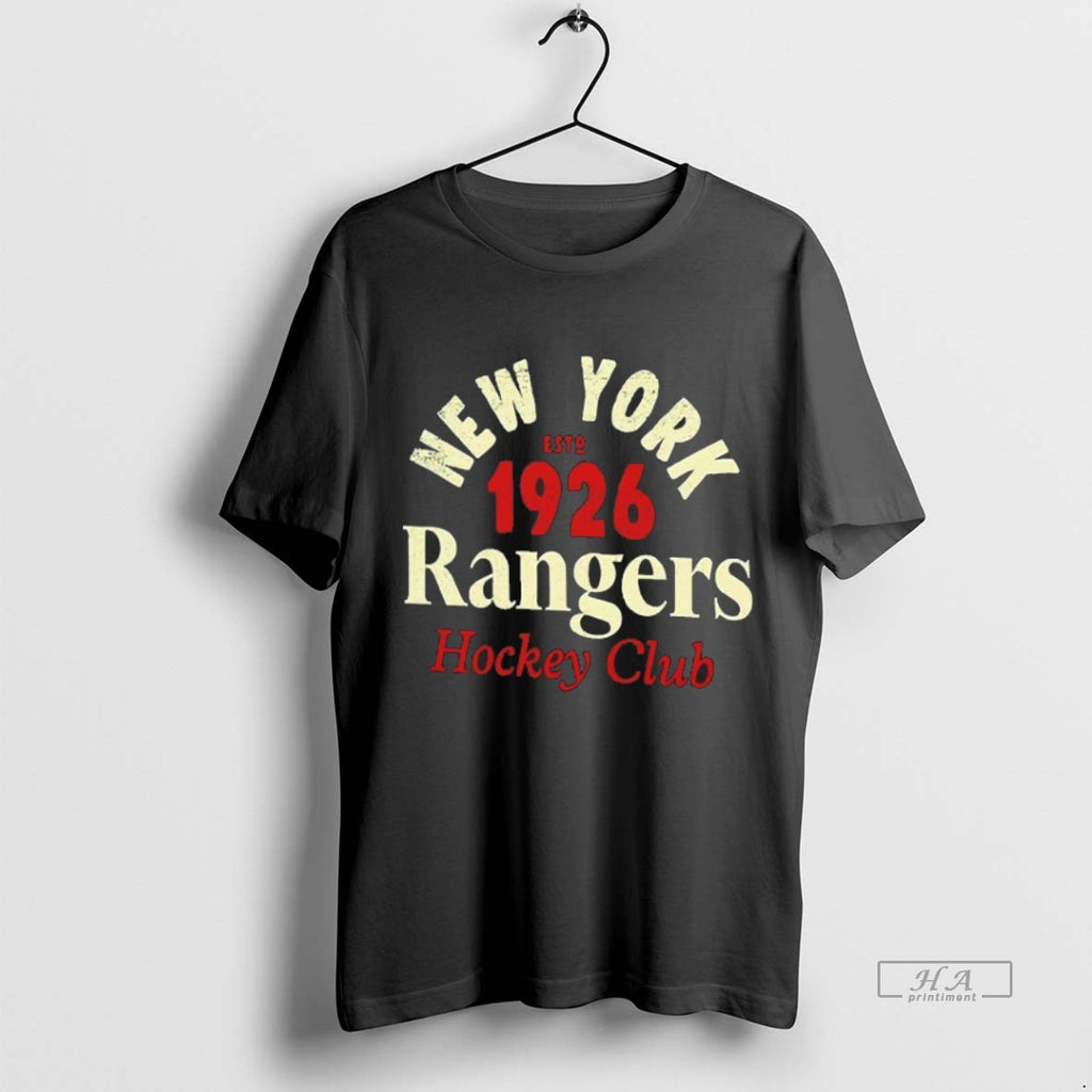 Official Trendy New York Rangers Est 1926 Hockey Club Blackshirt Tee Sweater