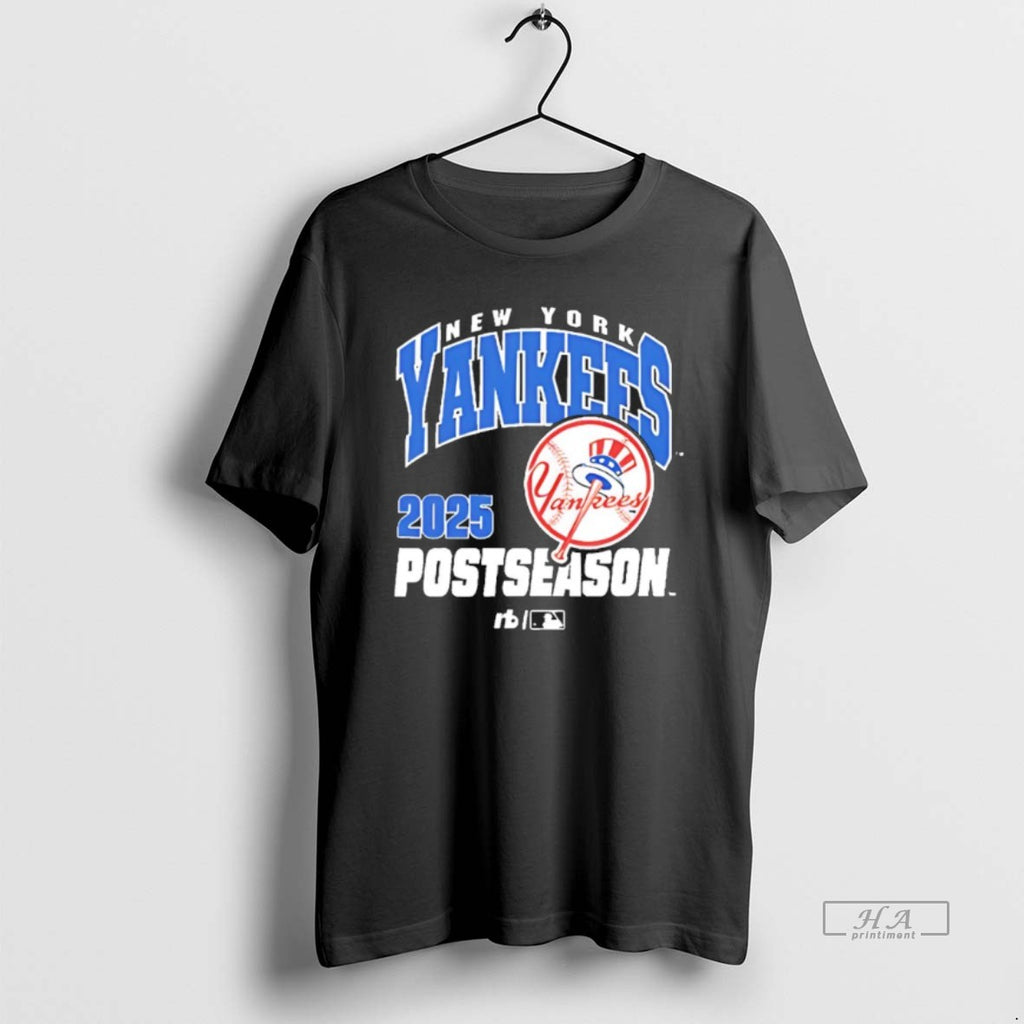 Official Trendy New York Yankees Baseball 2025 Mlb Postseason Graphic