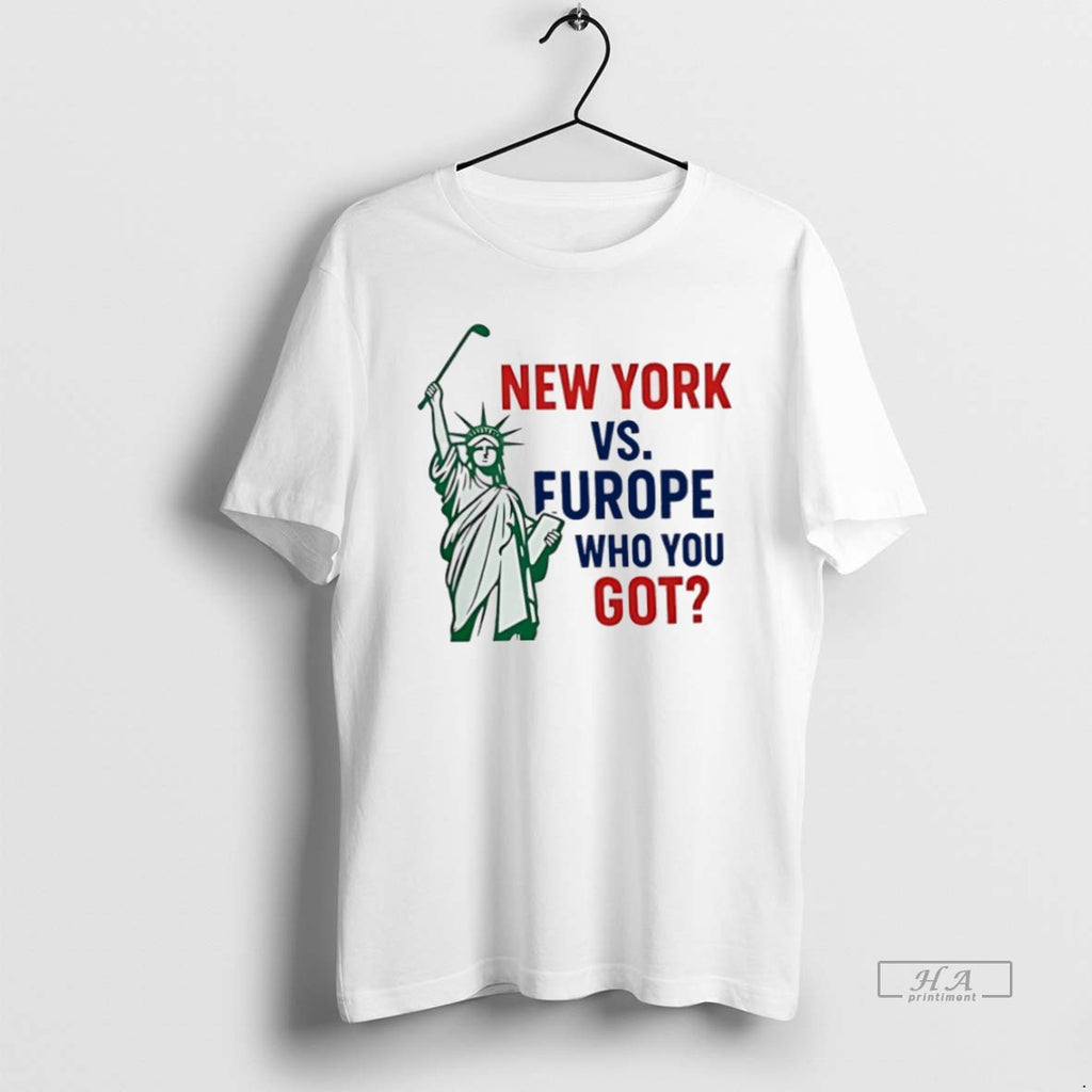 Official Trendy New York Vs Europe Golf Who You Got