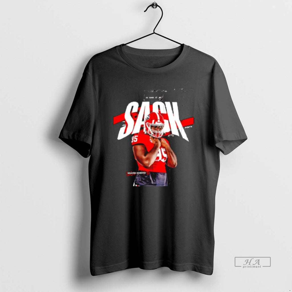 Official Trendy Nnamdi Ogboko Sack Georgia Bulldogs How Bout Em Graphic
